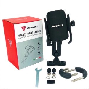 Motowolf Mobile Phone Holder for Bicycle & Motorcycle
